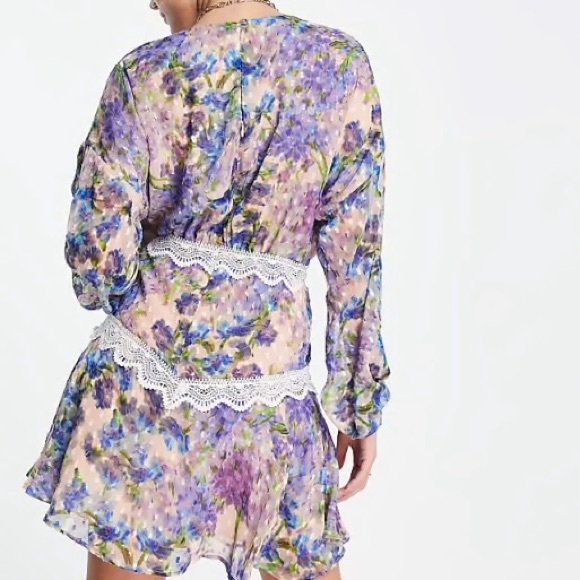 ASOS Hope & Ivy Tomasina Print Mini Dress - Picture 3 of 6